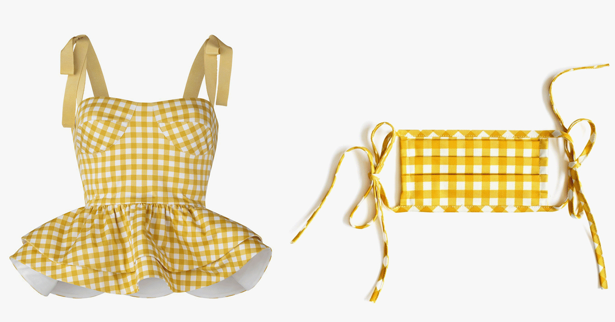 silvia tcherassi face mask matching