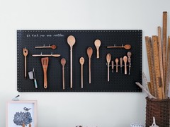 presentatiewand met schoolbordverf door Margaret Oomen