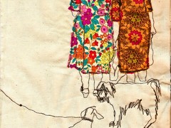 embroidered illustration by Sarah Walton