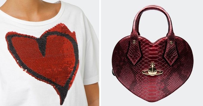 vivienne westwood hearts bag shirt
