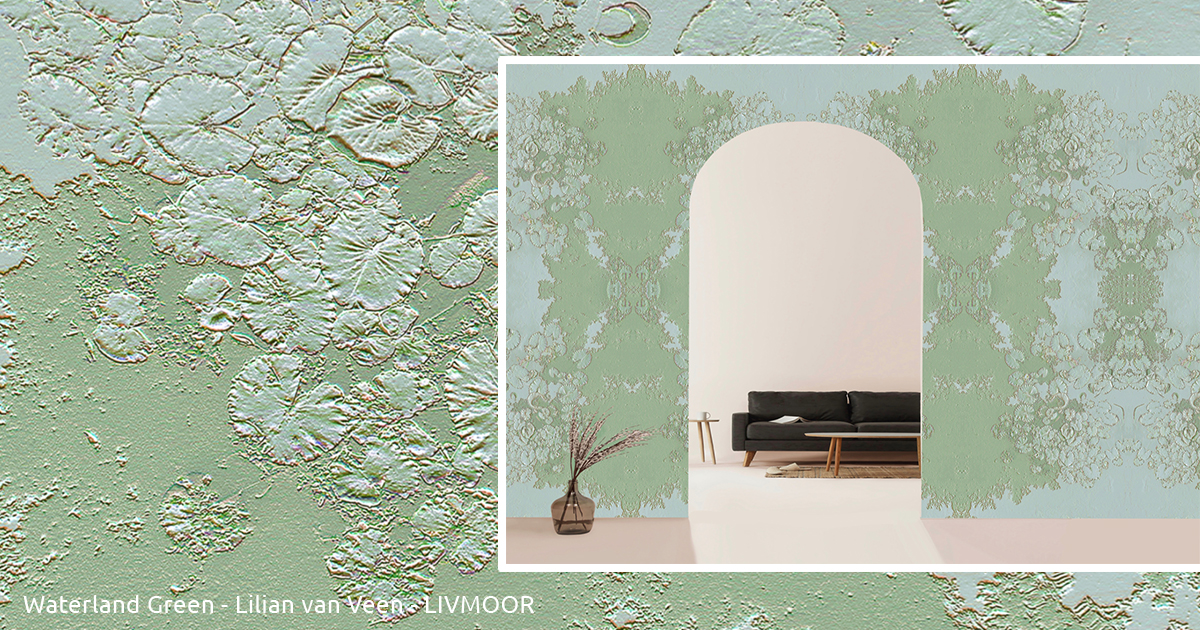 waterland green livmoor ontwerpwedstrijd dutch dessins canon stylink behang
