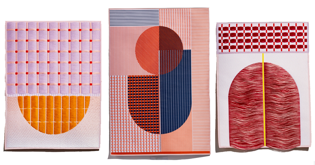 weeef alissa & nienke textile art wandkleed textiel