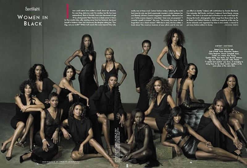 women in black vanity fair foto Anny Leibovitz