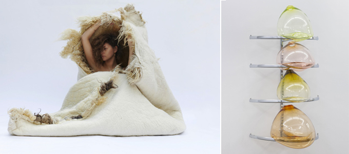 woolcocoon felt glass gabriele beveridge blobs